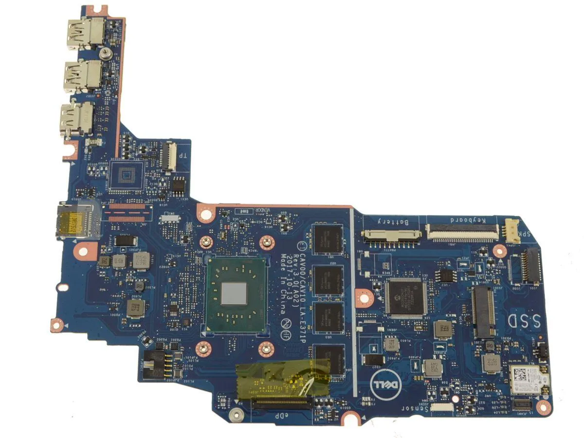 DELL DELL Latitude 3189 Motherboard Celeron N3350 1.10GHz 4GB CXX8Y — product photo