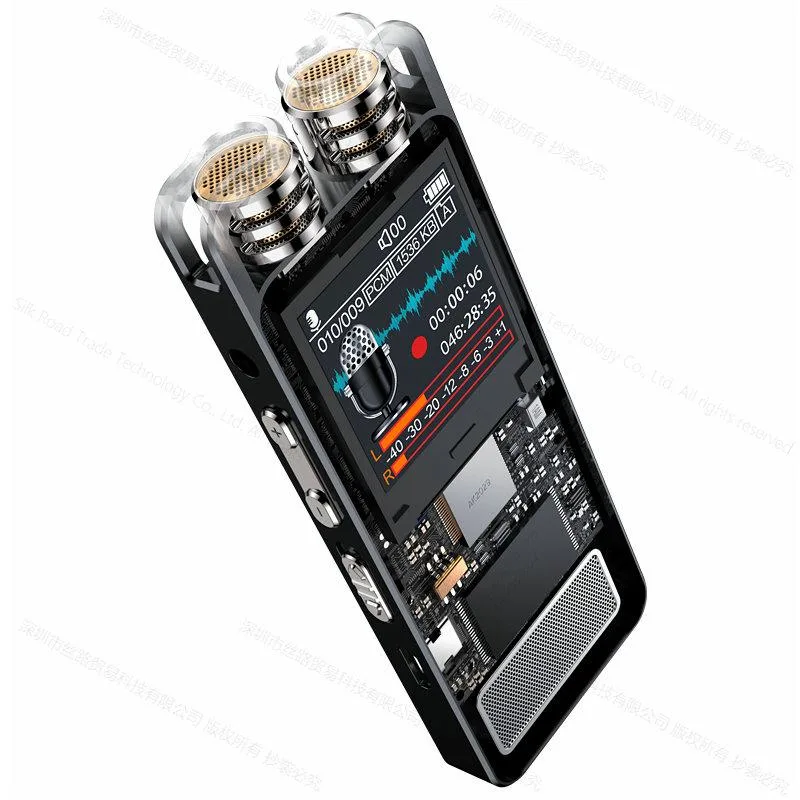 Rendmmsn Rendmmsn KP666 64GB Voice Recorder 4 Mic 360° 1536KBPS — product photo