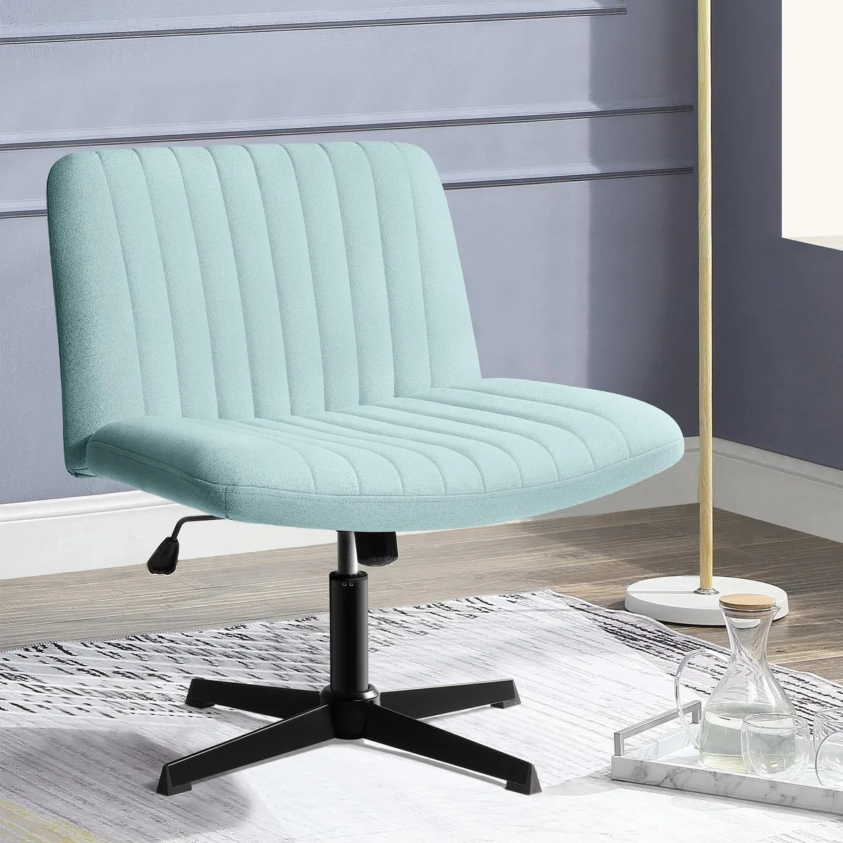 Vitesse Vitesse Armless Swivel Desk Chair Green 360° 108°-130° Tilt 15min Assembly — product photo