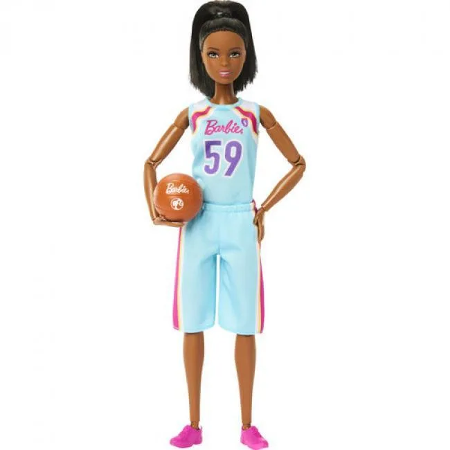 Barbie Barbie Careers Made to Move Basketball Player Doll HKT74 22 Joints — product photo