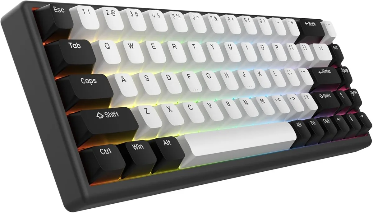 TUKO TUKO Polar 65 Black Panda CNC Gaming Keyboard — product photo