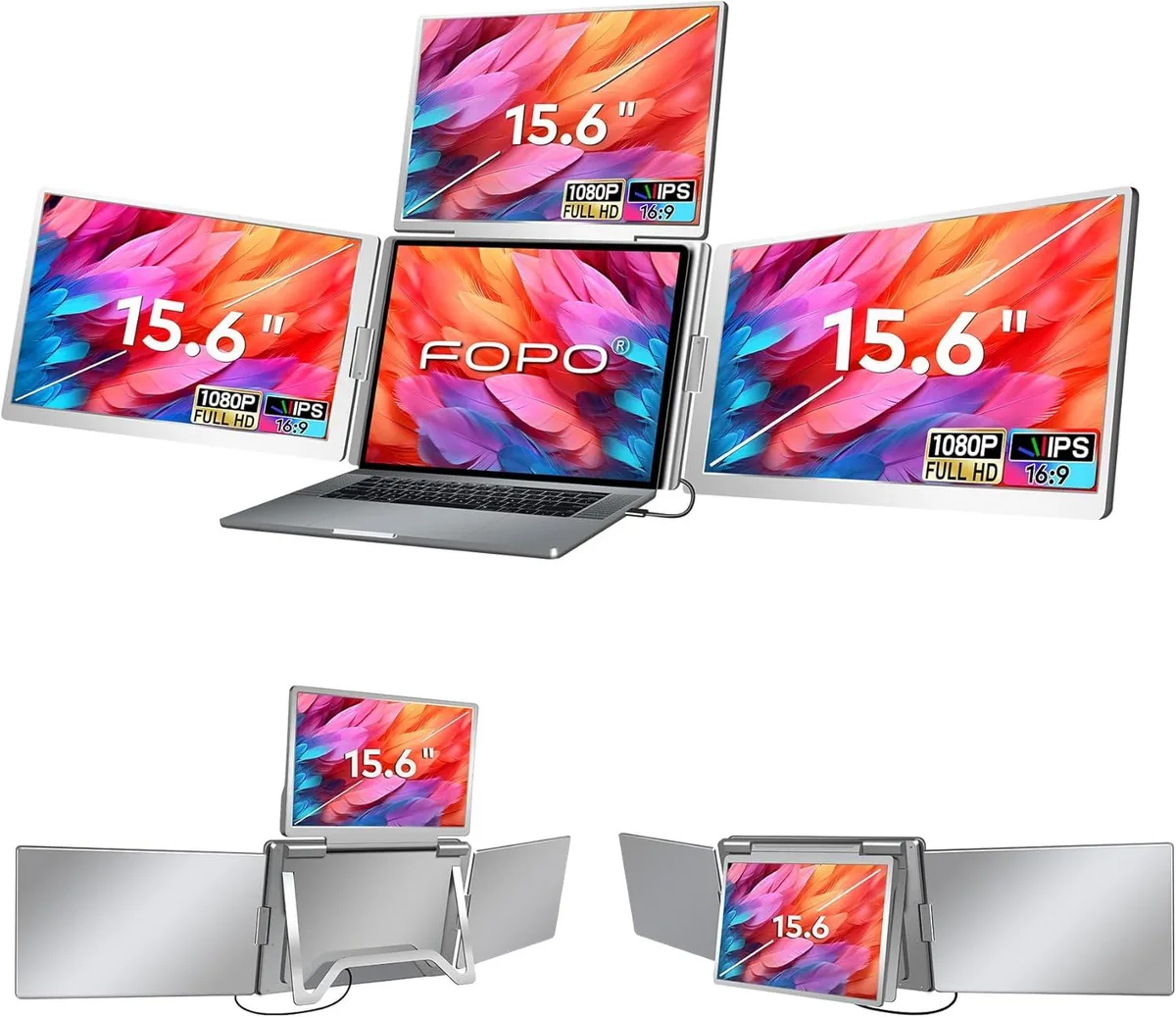 BFKK BFKK 15.6" Quad Monitor Extender accessory — product photo