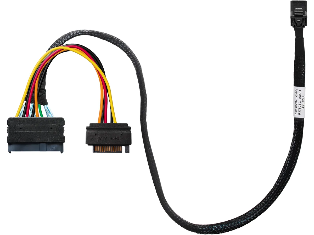 HighPoint Technologies, Inc. HighPoint Technologies, Inc. 8643-8639-50 SFF-8643 to U.2 SFF-8639 Cable .5m — product photo