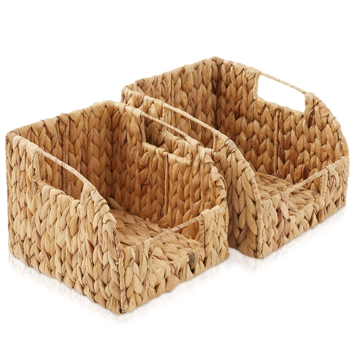 Casafield Casafield Water Hyacinth Pantry Baskets Set of 2 Natural — product photo