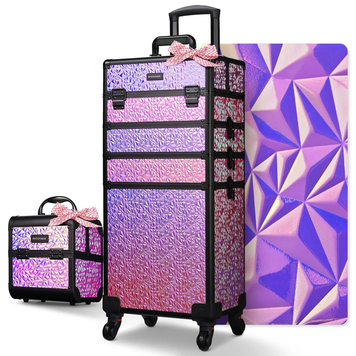 Byootique Byootique 12MKCSET-028LS-0515 Mermaid Pink luggage set — product photo