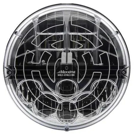 Maxxima Maxxima MHLE-07HILO-MH LED headlamp high/low beam heated 7in 12 bulbs IP67 — product photo
