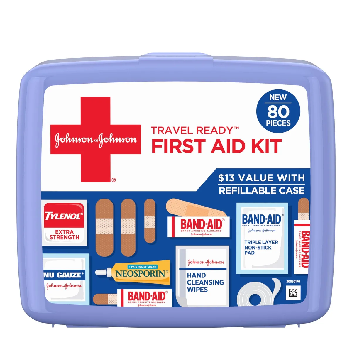 No Sew No Sew 80 Piece Travel Ready First Aid Kit 823056 — product photo