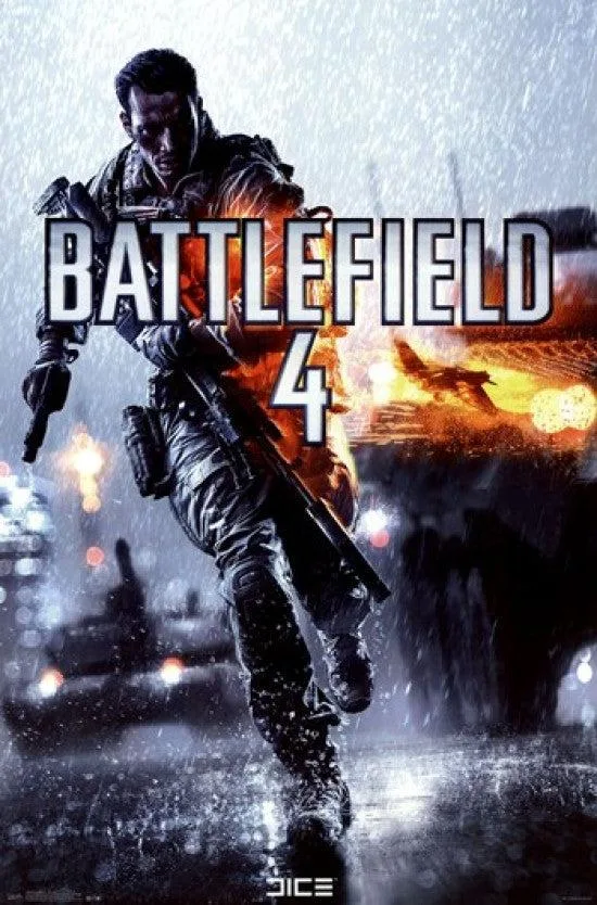 Poster print Battlefield 4 game cover 24 by 36 inches