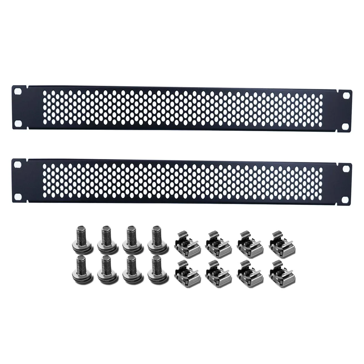  StarTech.com 1U Blank Rack Mount Panel 19 Inch Brush 2-Pack — product photo