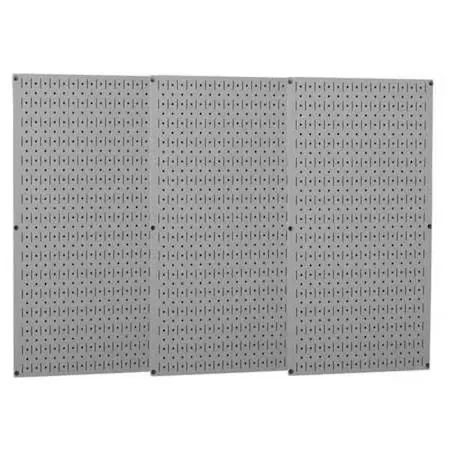 Wall Control Wall Control 35-P-3248GY Grey Steel Pegboard Panel 32x48in — product photo
