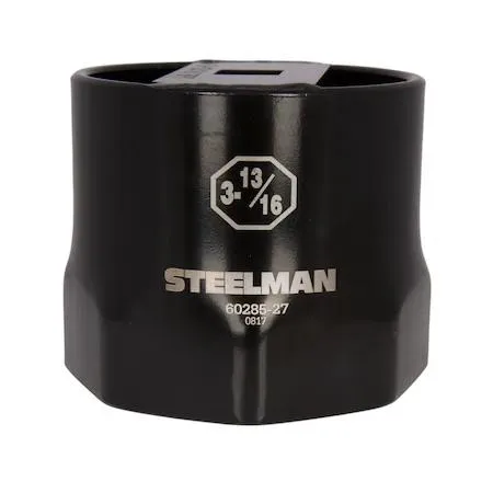 Steelman 60285-27 8-point locknut socket, black powder coat, 3/4-inch drive