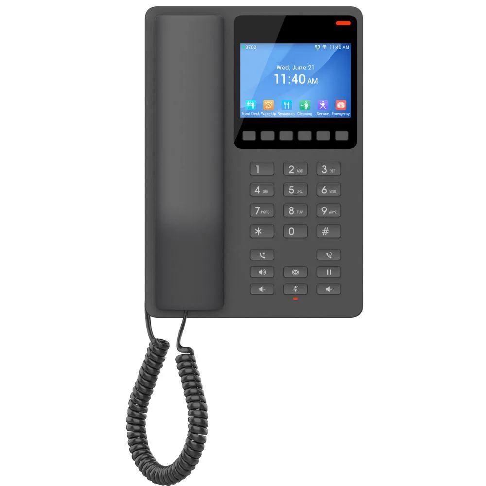 Grandstream Grandstream GHP631W VoIP Phone 3.5" Color LCD PoE WiFi 6 Black — product photo