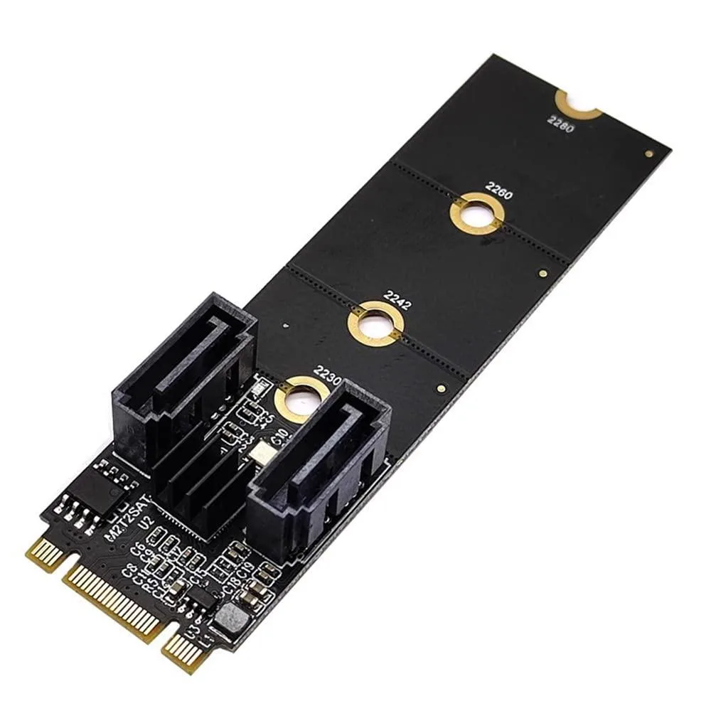 Vszerda Vszerda NF-SA-043 SATA cable dual port vertical JMB582 — product photo