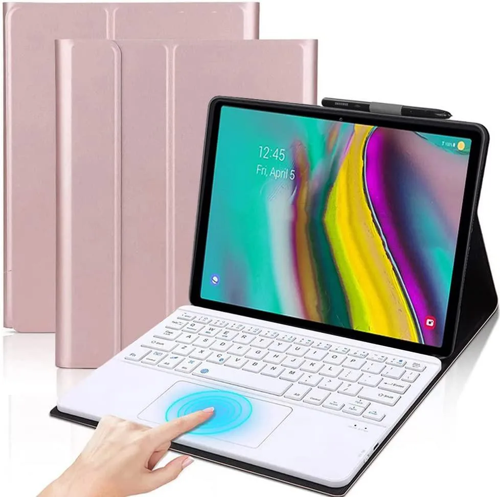 Werleo Werleo Touchpad Keyboard Case for Xiaomi Redmi Pad 10.61 inch 2022 Rose Gold — product photo