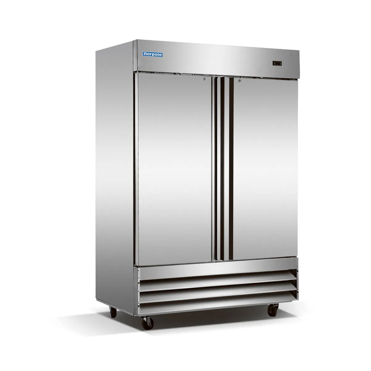 Magic Chef Magic Chef Commercial 48 cu. ft. 2-Door Upright Reach-In Freezer Stainless Steel — product photo