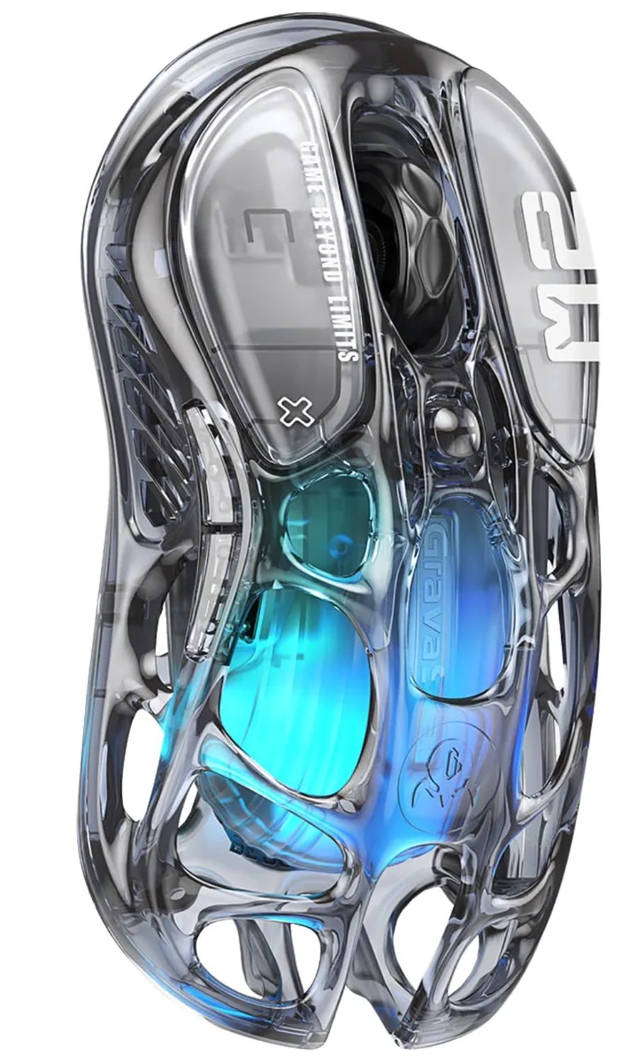 Vszerda Vszerda Mercury M2 Wireless Gaming Mouse 26000 DPI 79g Transparent Black — product photo