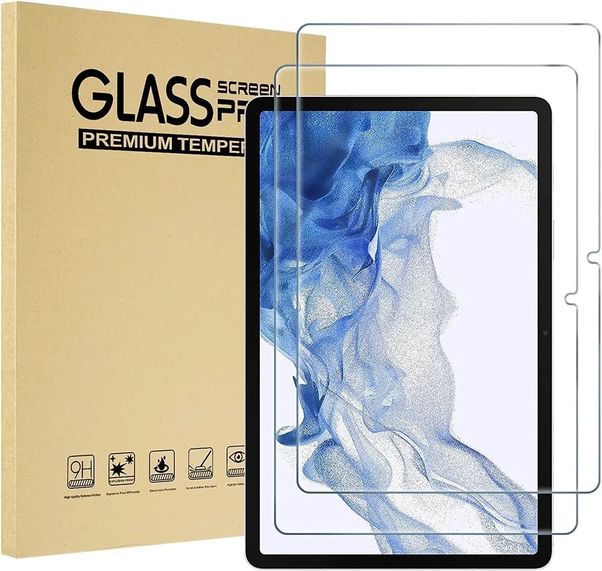 Leelbox Leelbox 2 Pack Tempered Glass Screen Protector for Onn 10.1 inch Tablet 4th Gen 2024 — product photo