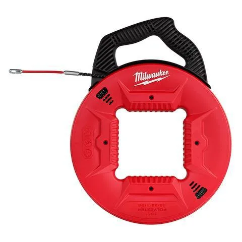 MILWAUKEE MILWAUKEE 48-22-4195 100' Polyester Fish Tape W/ Flexible Metal Leader — product photo
