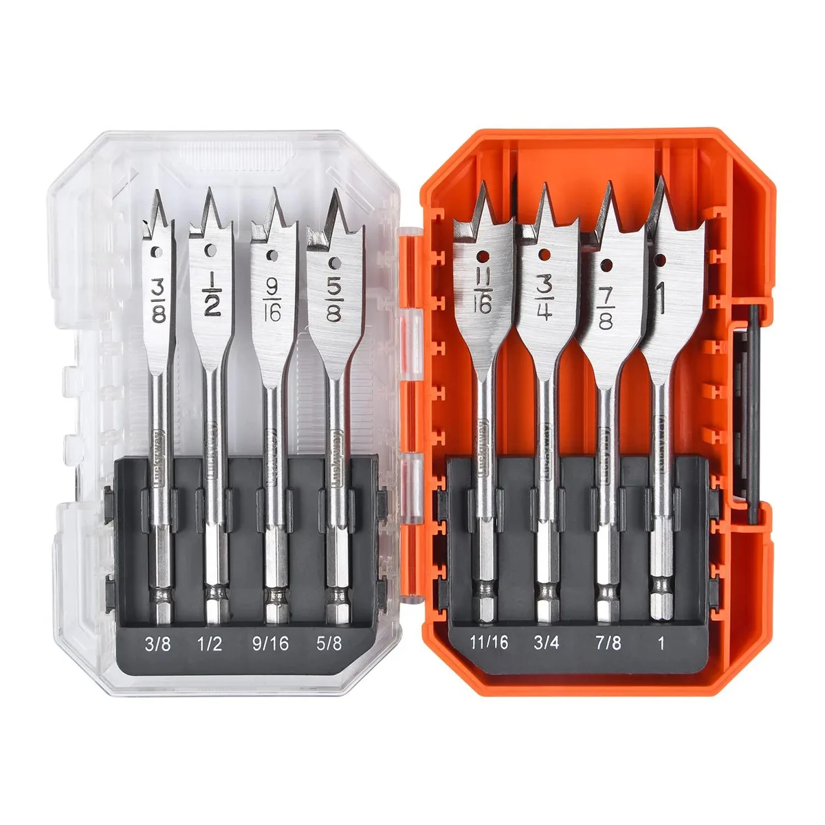  Luckyway T00090A spade drill bit set 8-piece 120mm — product photo