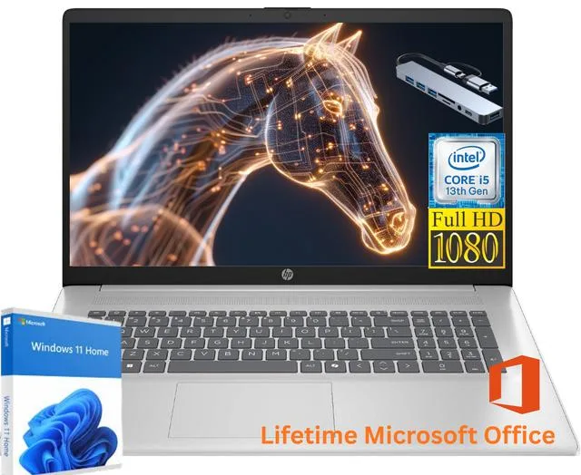 HP HP 17 laptop i5-1334U 32GB 256GB 17.3" FHD — product photo