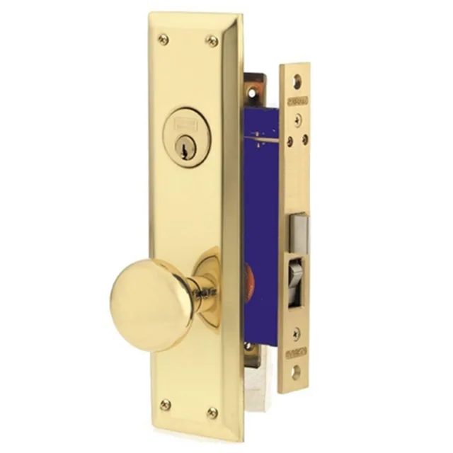 Marks USA Marks USA 91D/3 Polished Brass Left Hand Mortise Door Lock — product photo