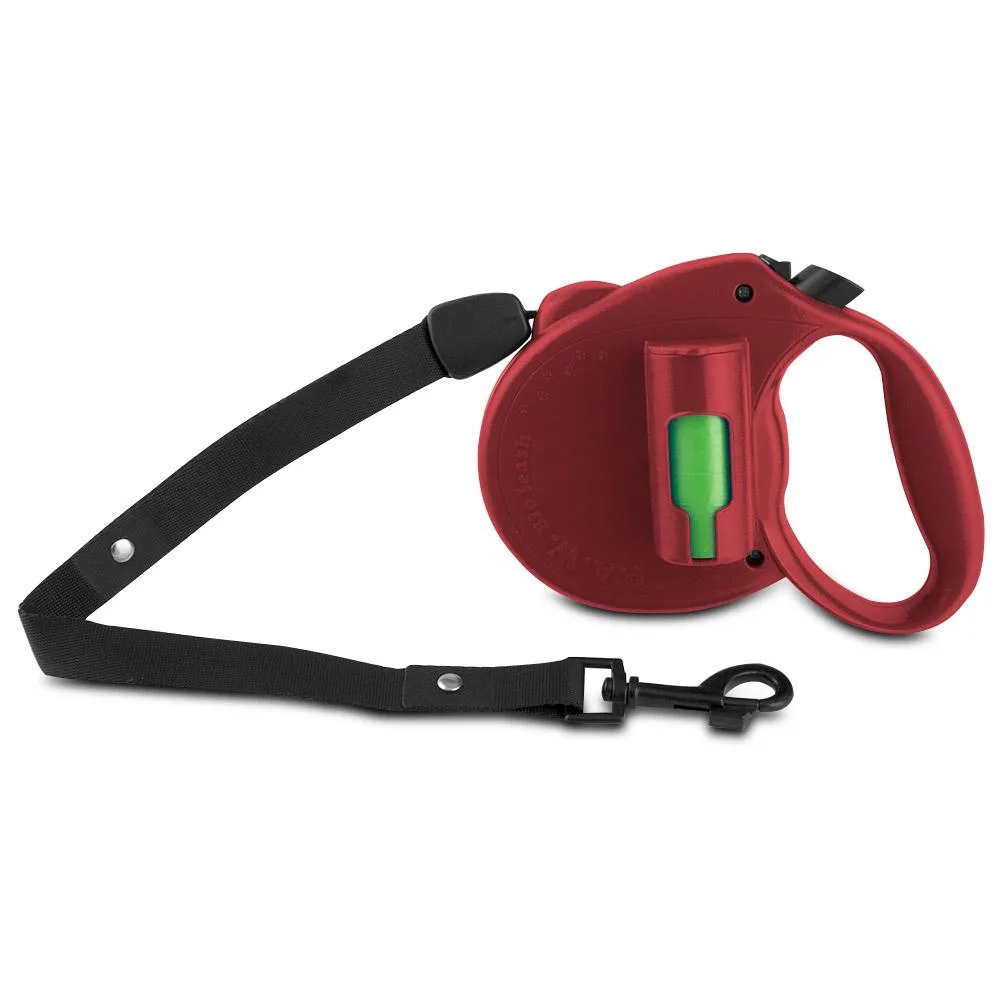 Xspot products Xspot products Retractable Dog Leash 16ft 110lb Red with 12 Bags — product photo