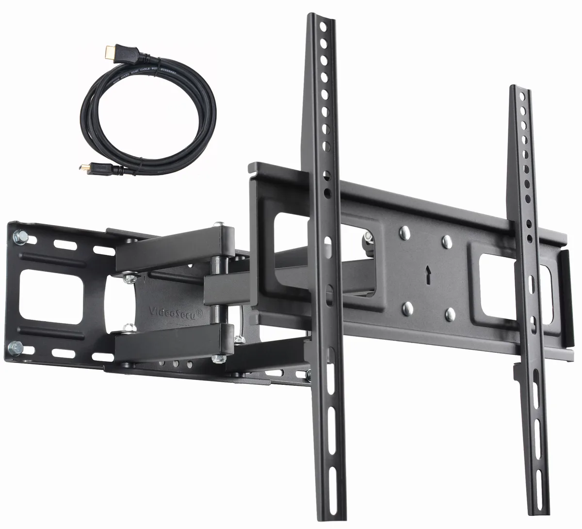VideoSecu VideoSecu MW340B2 Full Motion Articulating TV Wall Mount 26-55" 100lbs VESA 400x400mm Black — product photo