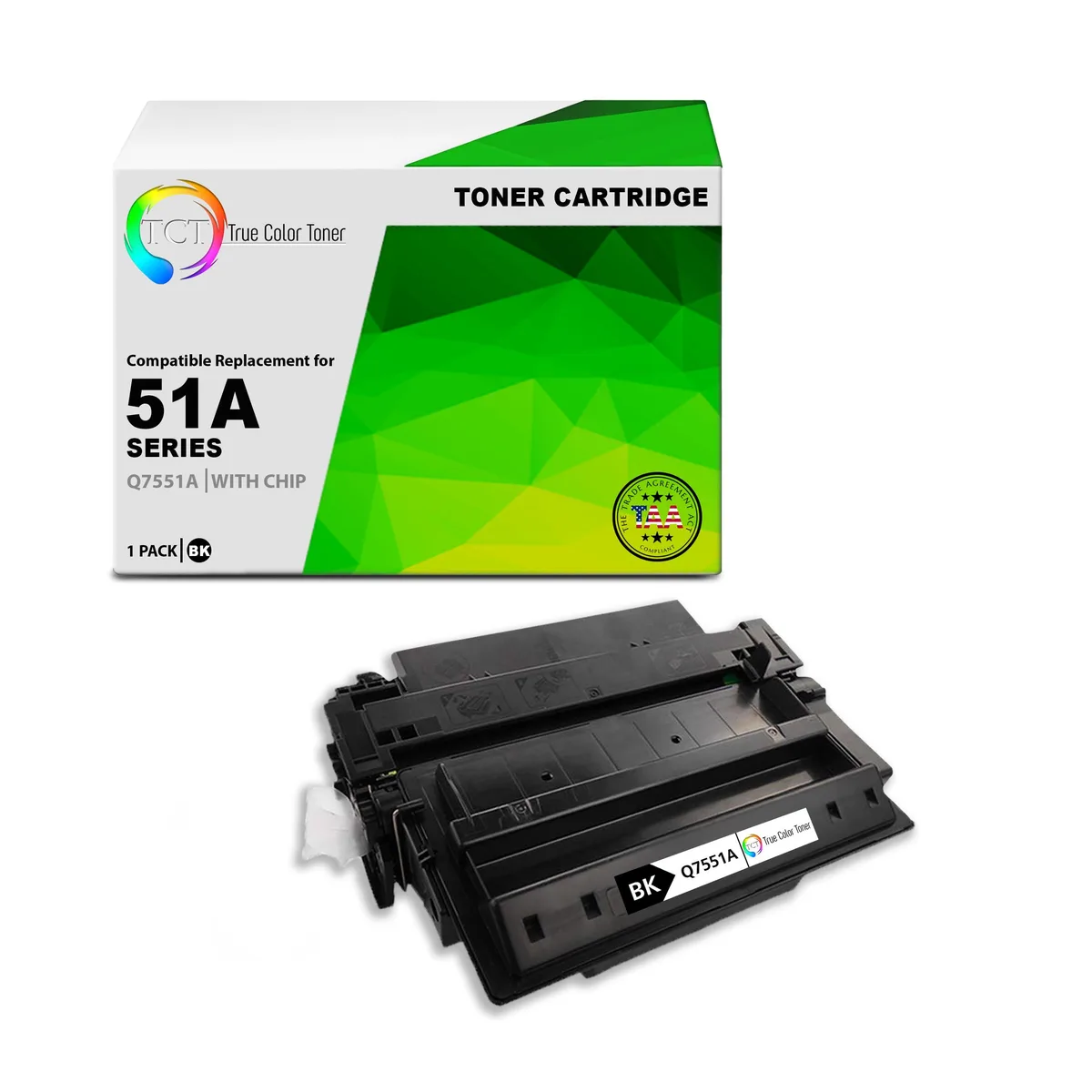 True Color Toner True Color Toner Q7551A Black Toner Cartridge 6500 Pages — product photo