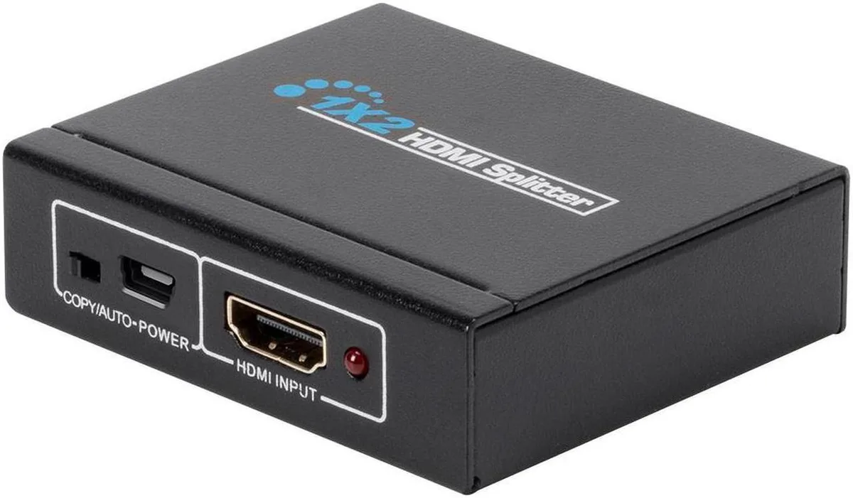 Vszerda Vszerda 4K Mini 1x2 HDMI Splitter USB-Powered 4K 30Hz 1080p 60Hz — product photo