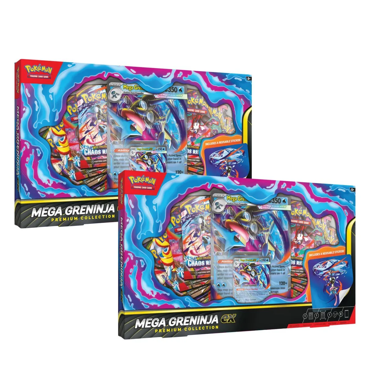Pokemon Pokemon Mega Greninja ex Premium Collection 2-Pack trading card — product photo
