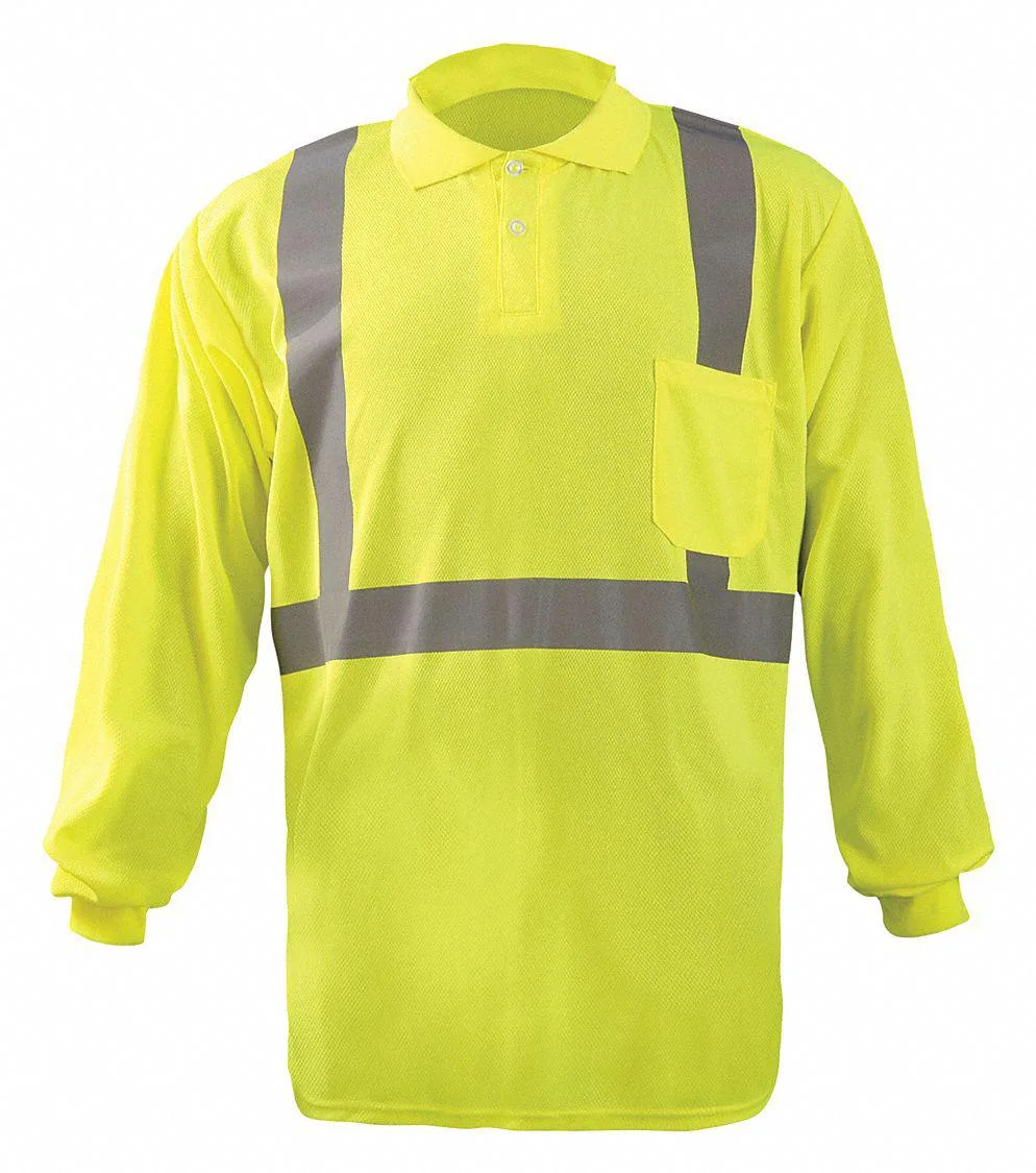 Occunomix Occunomix LUX-LSPP2B-YM Long Sleeve Polo Shirt Yellow M — product photo
