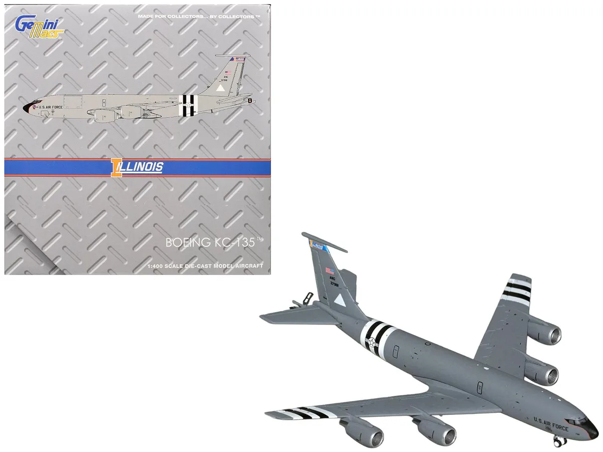 GeminiJets GeminiJets Boeing KC-135R Stratotanker Illinois Air National Guard 63-7981 1/400 hobby collectible — product photo