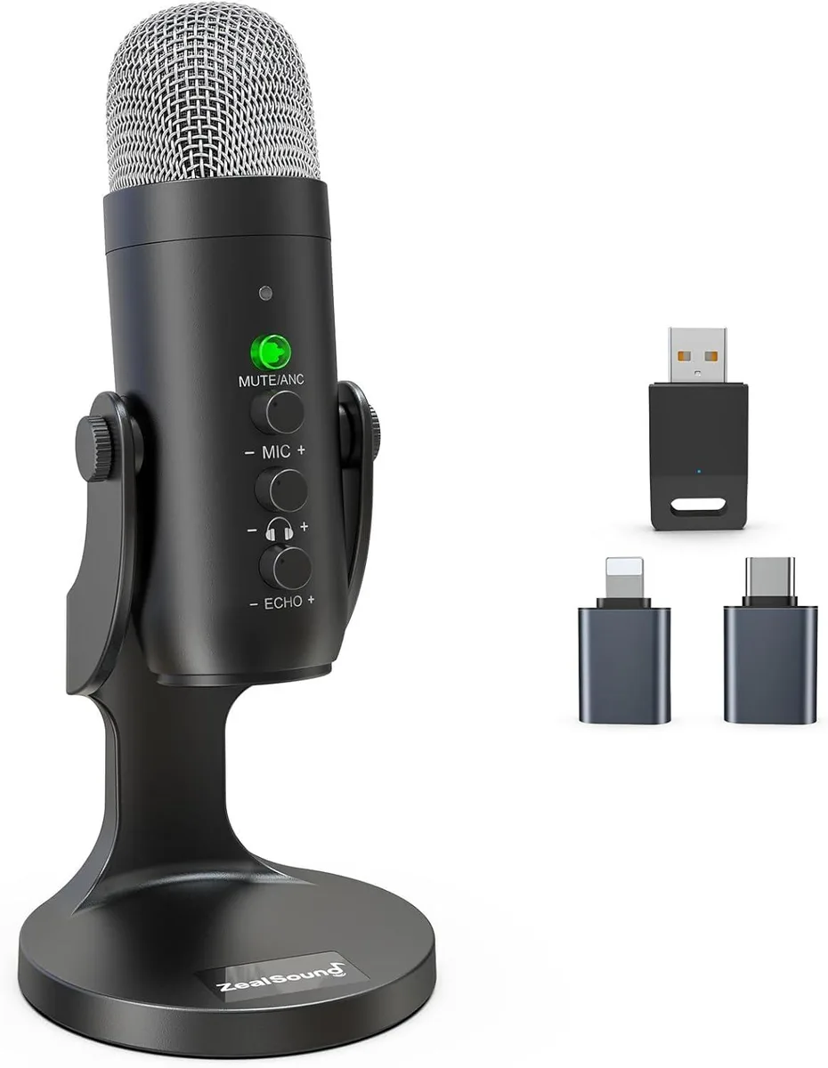  ZealSound K66DG Series Wireless Microphone Black — product photo