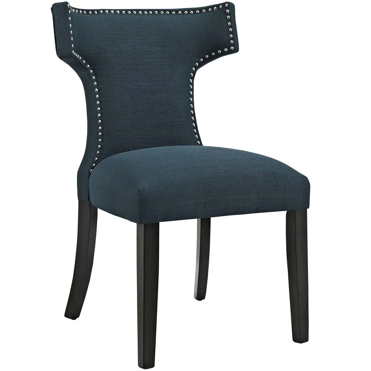 Modway Furniture Modway Furniture Curve Fabric Dining Chair Azure 25.5"L x 23"W x 35.5"H — product photo