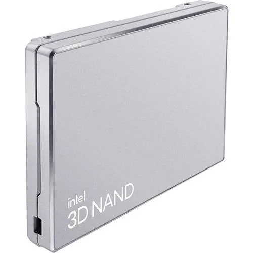 Silver 2.5 inch U.2 NVMe enterprise SSD with 0.6 inch height