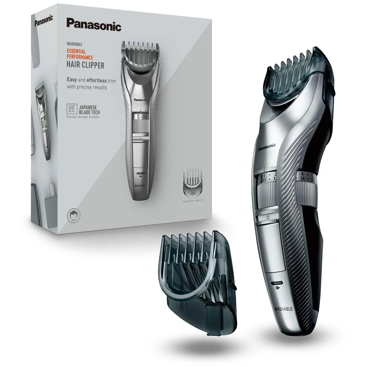 Panasonic Panasonic ER-GC71-S503 trimmers for men, 39 settings, 40 min run-time — product photo