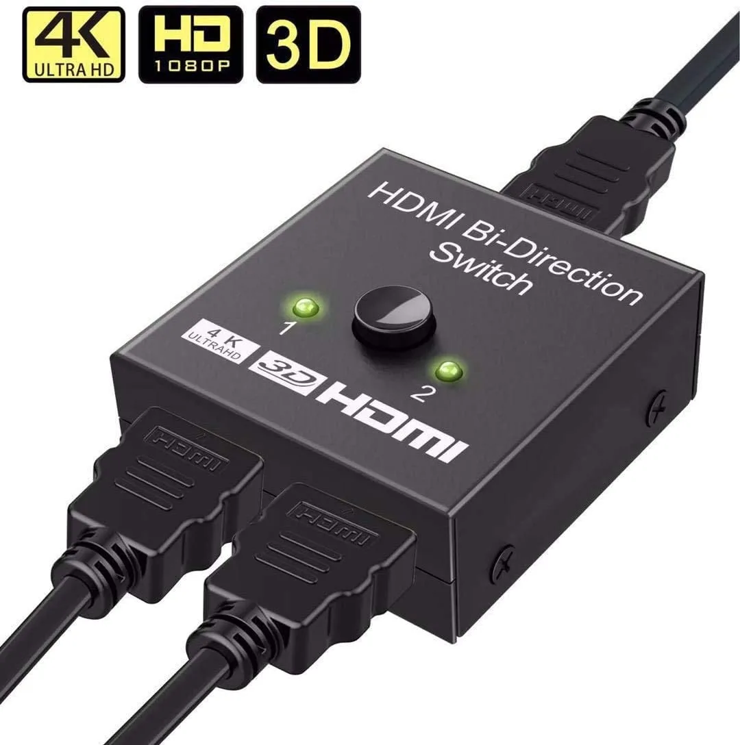 SMA SMA 4K HDMI Bidirectional Switch 1 In 2 Out 2 In 1 Out 3 Ports — product photo