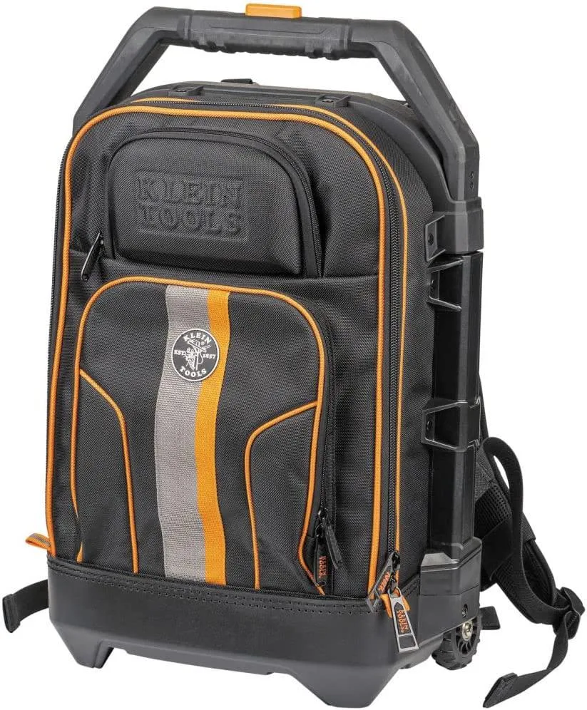 Klein Tools Klein Tools 55604 Rolling Tool Backpack 28 Pockets 3-Inch Wheels — product photo