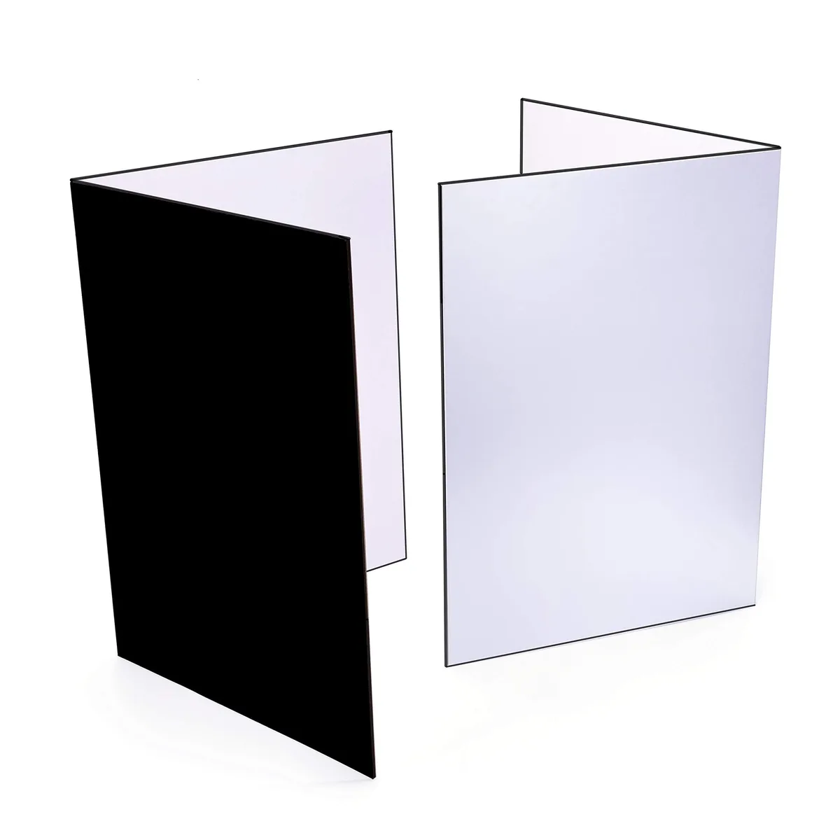  HHDFETG 0000 A4 Light Reflector Cardboard 3-in-1 Black Silver White 2 Pack — product photo