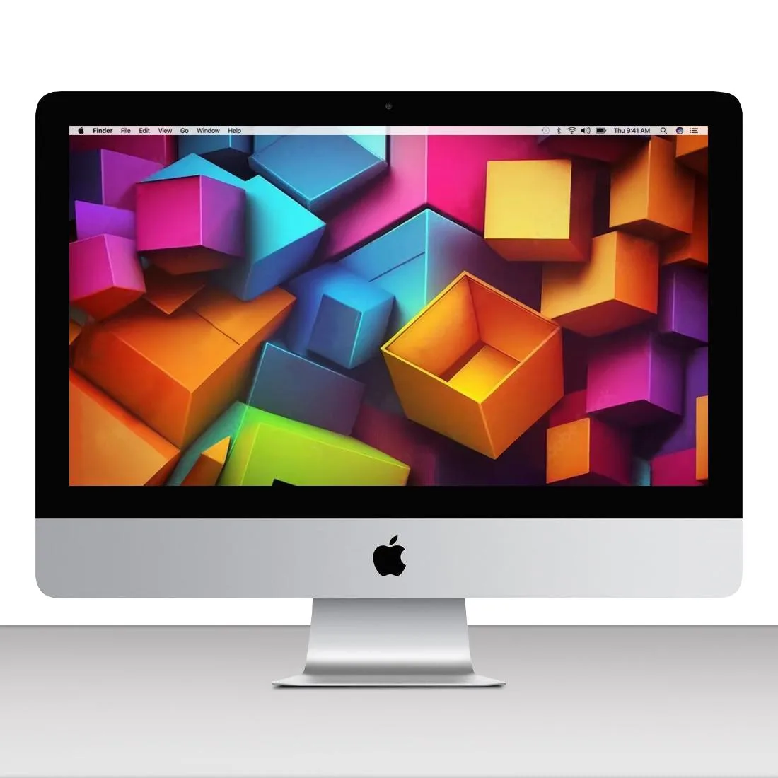 Apple Apple iMac MRT32LL/A desktop PC 21.5" Retina 4K Core i3 3.6 GHz 8GB DDR4 1TB Fusion Silver — product photo