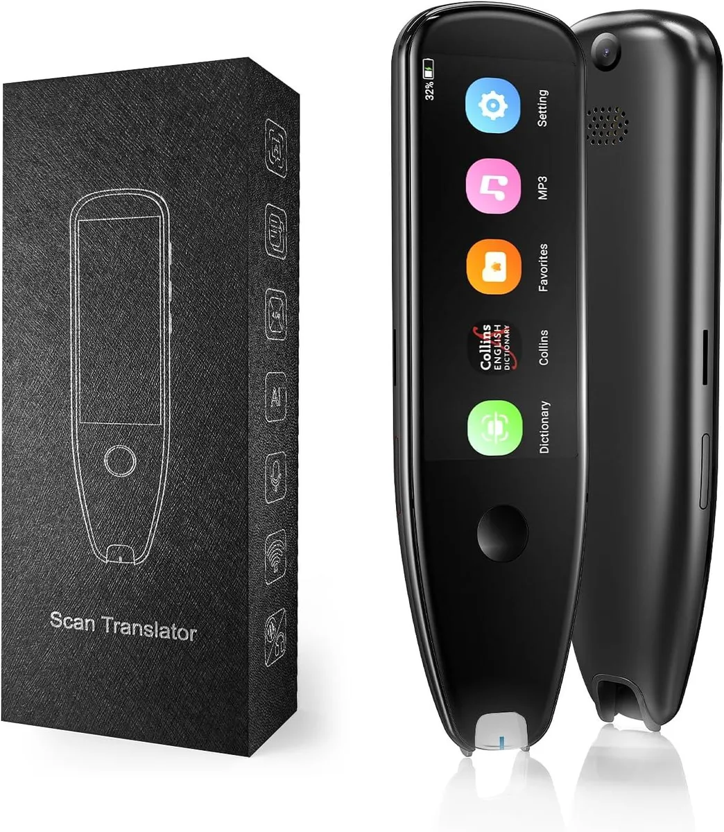 Handheld scanner pen with 3.5 inch touch screen