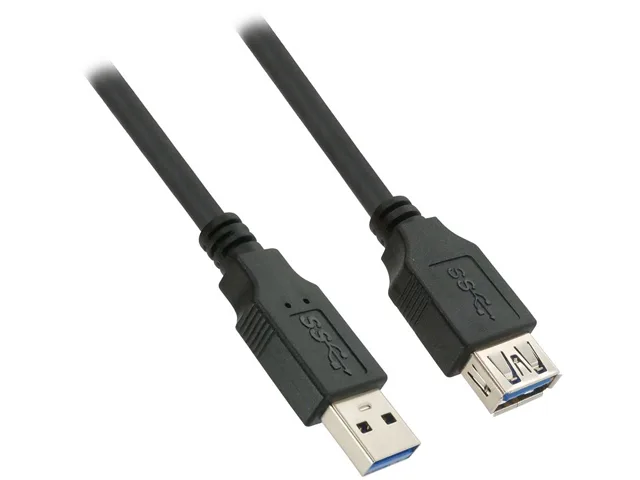 Nippon Labs Nippon Labs 50USB3-AAF-10-BK USB 3.0 A Male to A Female Extension Cable 10 ft — product photo