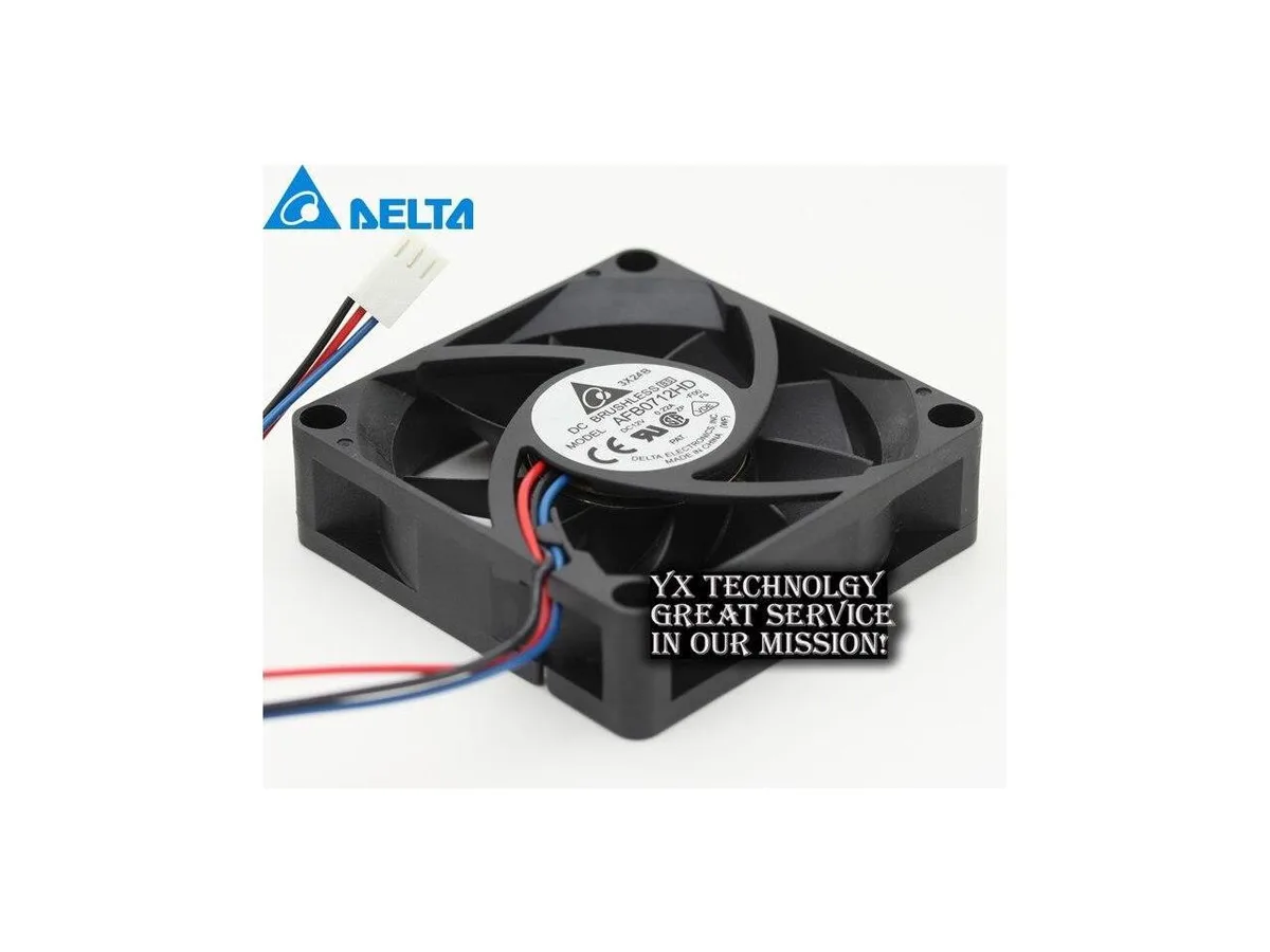 Fans Fans AFB0712HD 7020 7cm 12V .22A 3-wire double-ball bearing case fan — product photo