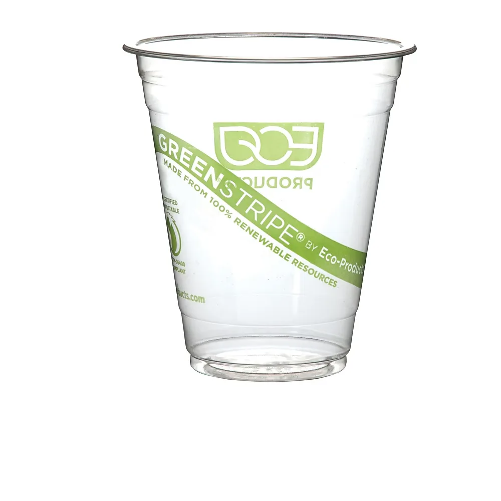 Eco-Products Eco-Products EP-CC10-GS 10 oz PLA Cold Cups Clear 1000 Carton — product photo