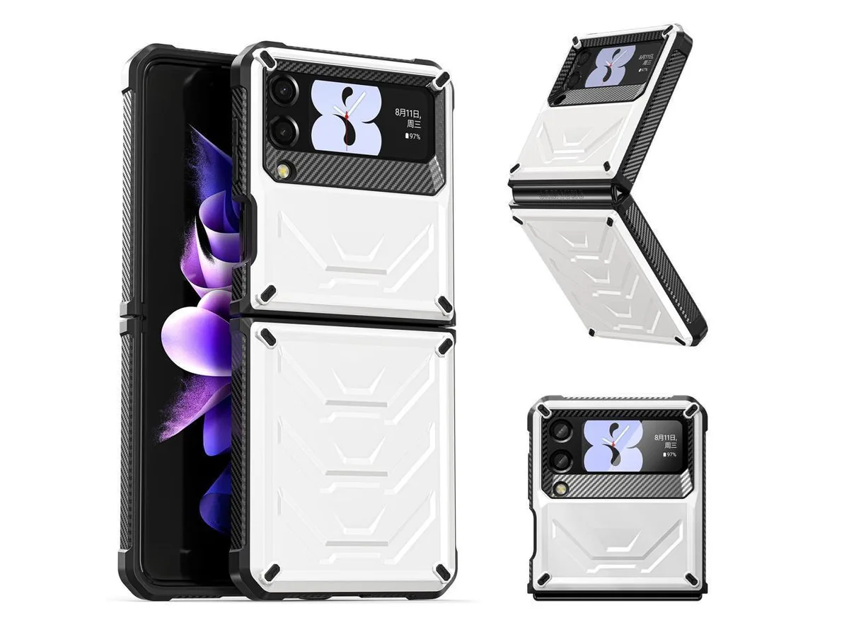 BONAEVER BONAEVER Samsung Galaxy Z Flip 3 5G 6.7 inch 2021 Case White — product photo