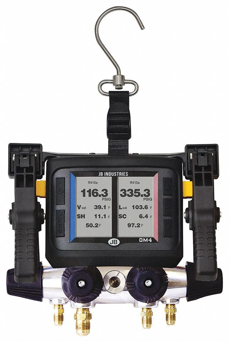 JB Industries JB Industries DM4-Z Digital Manifold Gauge 4-Valve 60 in hvac control — product photo