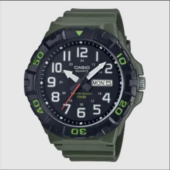 CASIO CASIO MRW210H-5AV watch analog quartz 100m water resistant — product photo