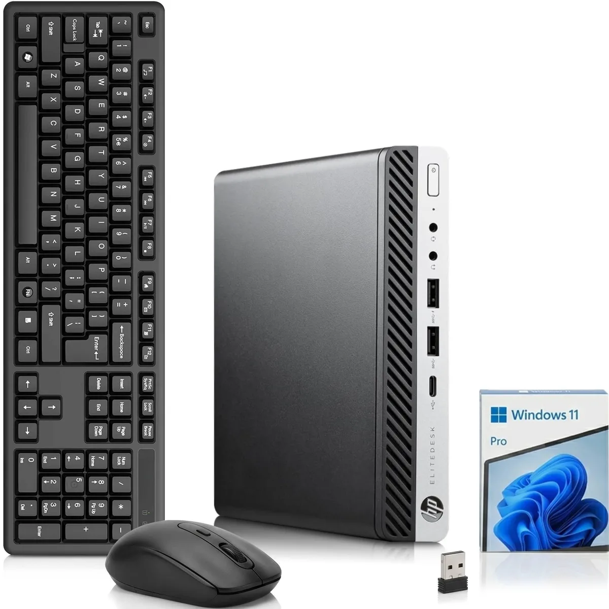 HP HP EliteDesk 800 G5 Mini Business i7-9700T 2.00GHz 12MB 16GB DDR4 512GB SSD DisplayPort desktop PC — product photo