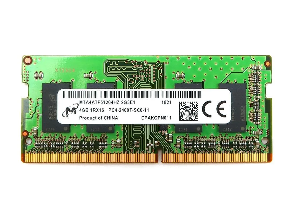 Micron Technology, Inc. Micron Technology, Inc. MTA4ATF51264HZ-2G3E1_UA 4GB DDR4 SO-DIMM accessory — product photo