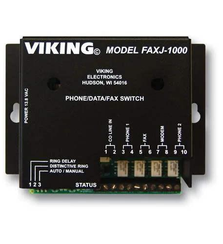 Viking Electronics VK-FAXJ-1000 FaxJack phone fax switch